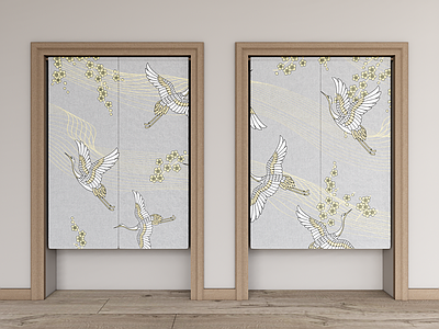 新中式中式窗帘 半帘 短帘 帘子 门帘 布帘