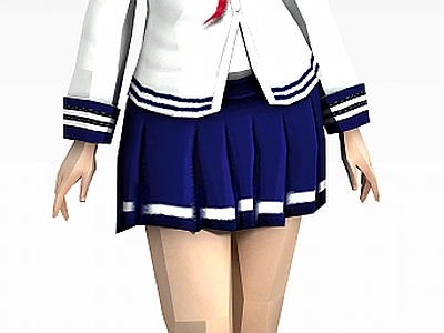 现代虚拟人物 可爱女学生
