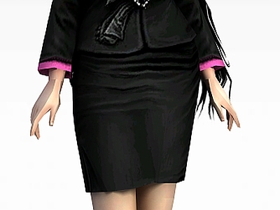 现代虚拟人物 漂亮女模特