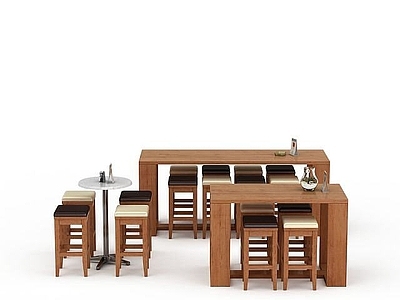 现代其他景观小品 公园桌椅