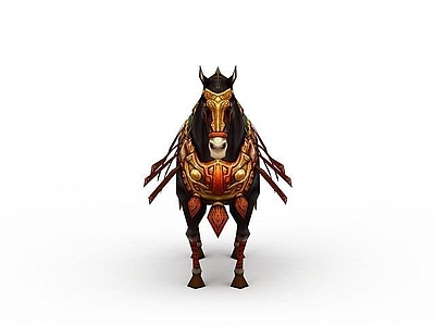现代虚拟人物 黑马坐骑