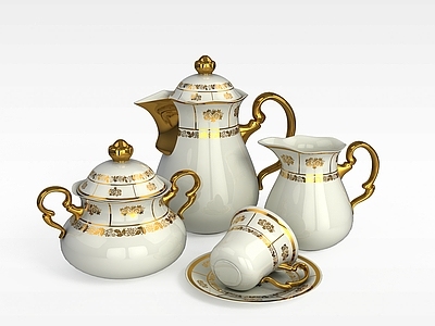 现代麻将桌 欧式奢华茶具