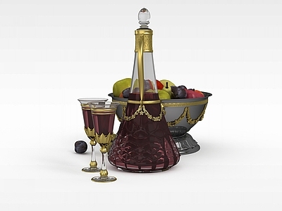 现代麻将桌 外国玻璃酒杯