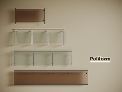 现代扶手 现代栏杆 玻璃扶手