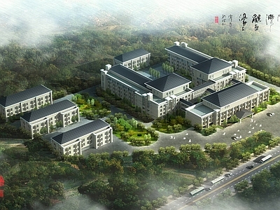 简欧其他公共建筑 医院