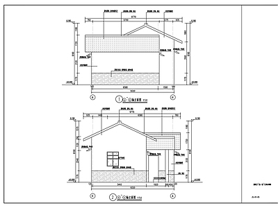 中式公厕 星级厕所建筑图 施工图