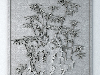 中式雕花 古典雕花 浮雕墙 仿古雕花 花鸟浮雕