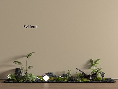 现代庭院小品 现代庭院小品 庭院景观 景观造景 室内景观 植物组