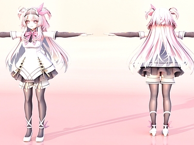 虚拟人物 二次元 动漫 美少女 女孩