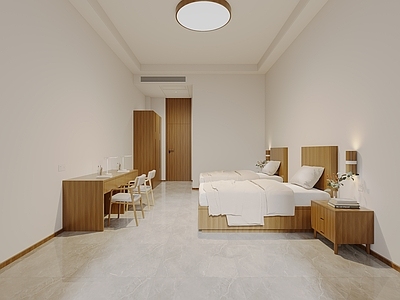 现代宿舍 现代双人间宿舍 宿舍 双人间 现代