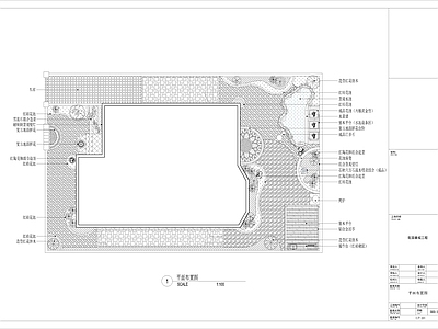 欧式其他景观 庭院 水景墙 施工图