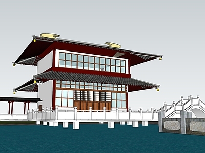 日式古建筑 日本唐风古建