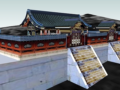 日式古建筑 日本唐风古建