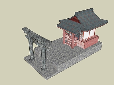 日式古建筑 日本唐风古建