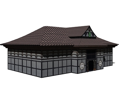 日式古建筑 日本唐风古建