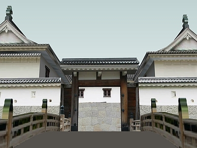日式古建筑 日本唐风古建