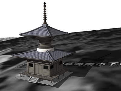 日式古建筑 日本唐风古建