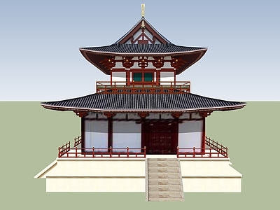 日式古建筑 日本唐风古建