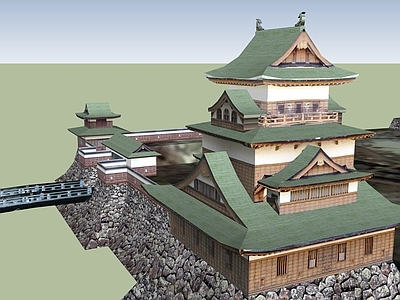 日式古建筑 日本唐风古建