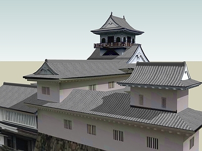 日式古建筑 日本唐风古建