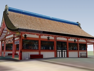 日式古建筑 日本唐风古建