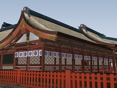 日式古建筑 日本唐风古建