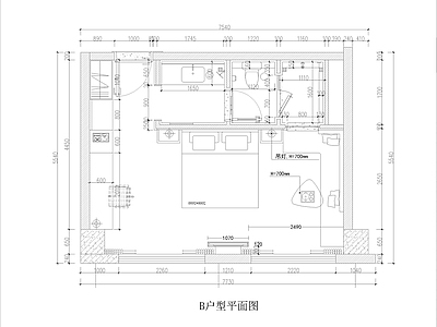 酒店客房 酒店客 施工图