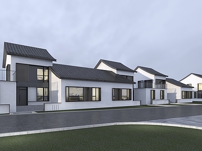 中式古建 徽派建筑 古建 建筑