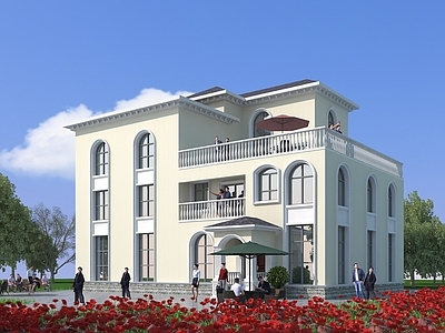 欧式古典欧式别墅建筑