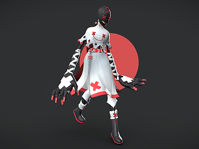 虚拟人物 缝合恶魔 卡通幽灵 地狱使者 亡灵法师 魔鬼怪物