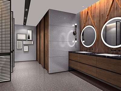 现代酒店卫生间 酒店卫生间