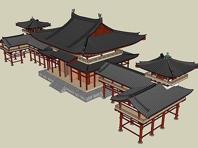 中式古建筑 古代建筑