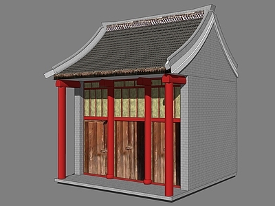 中式古建筑 庙宇