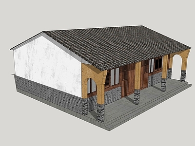 新中式乡村民房 乡村民居 民房建筑 乡村自建房