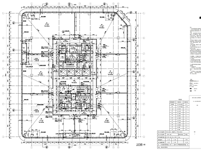 现代办公楼建筑 商业办公建筑 施工图