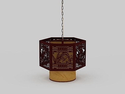 现代封闭式厨房 酒楼吊灯
