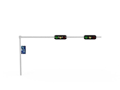 现代其他景观小品 道路信号灯