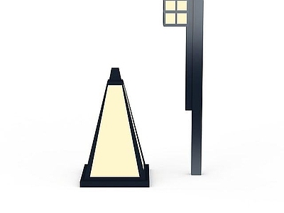现代其他景观小品 简约景观小品