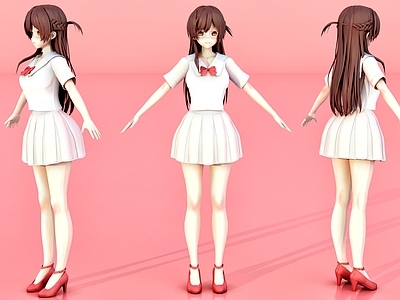 虚拟人物 二次元 动漫 美少女 女孩