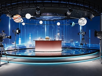 现代直播间 演播间