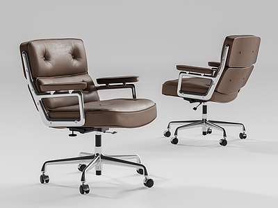 中古现代办公椅 Herman Miller 皮革办公椅 培训椅