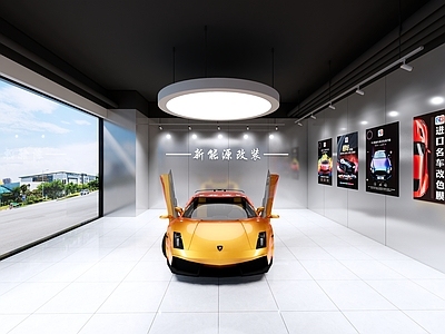 现代汽车4S店 汽修店 汽车改装 汽车贴膜