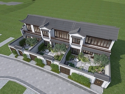 中古古建 古建景观 古建院落 古建配景 古建