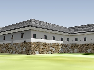 中式古建筑 山地古建