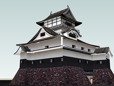 中式古建筑 山地古建