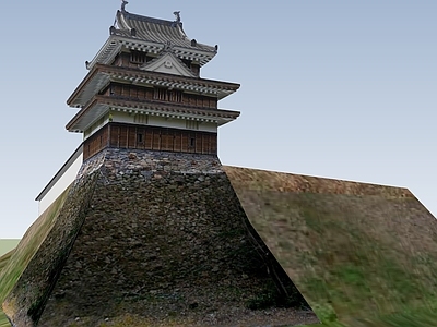 中式古建筑 山地古建