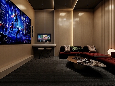 现代影音室 KTV 休闲