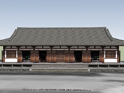 中式寺庙 寺庙大殿