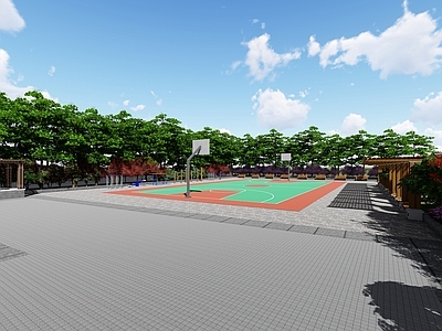 现代新中式广场景观 乡村广场 文化广场 党建广场 健身广场