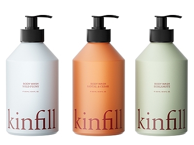 洗浴用品 Kinfill 沐浴露 洗头水 洗手液 卫浴用品